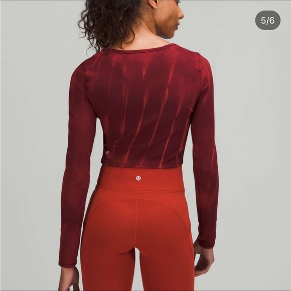 Lululemon❣️Wunder Train Cropped Long Sleeve Shirt - Picture 6 of 6